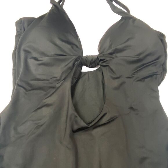 Andie Swim Black Santorini Keyhole Knot One Piece Swimsuit Sz M NWT - Picture 7 of 15